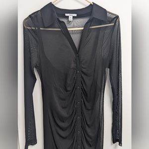 Sheer black dress